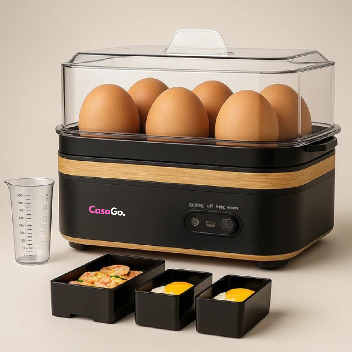 Perfect Eggs in Just 5 Minutes – CasaGo™ Rapid Egg Cooker