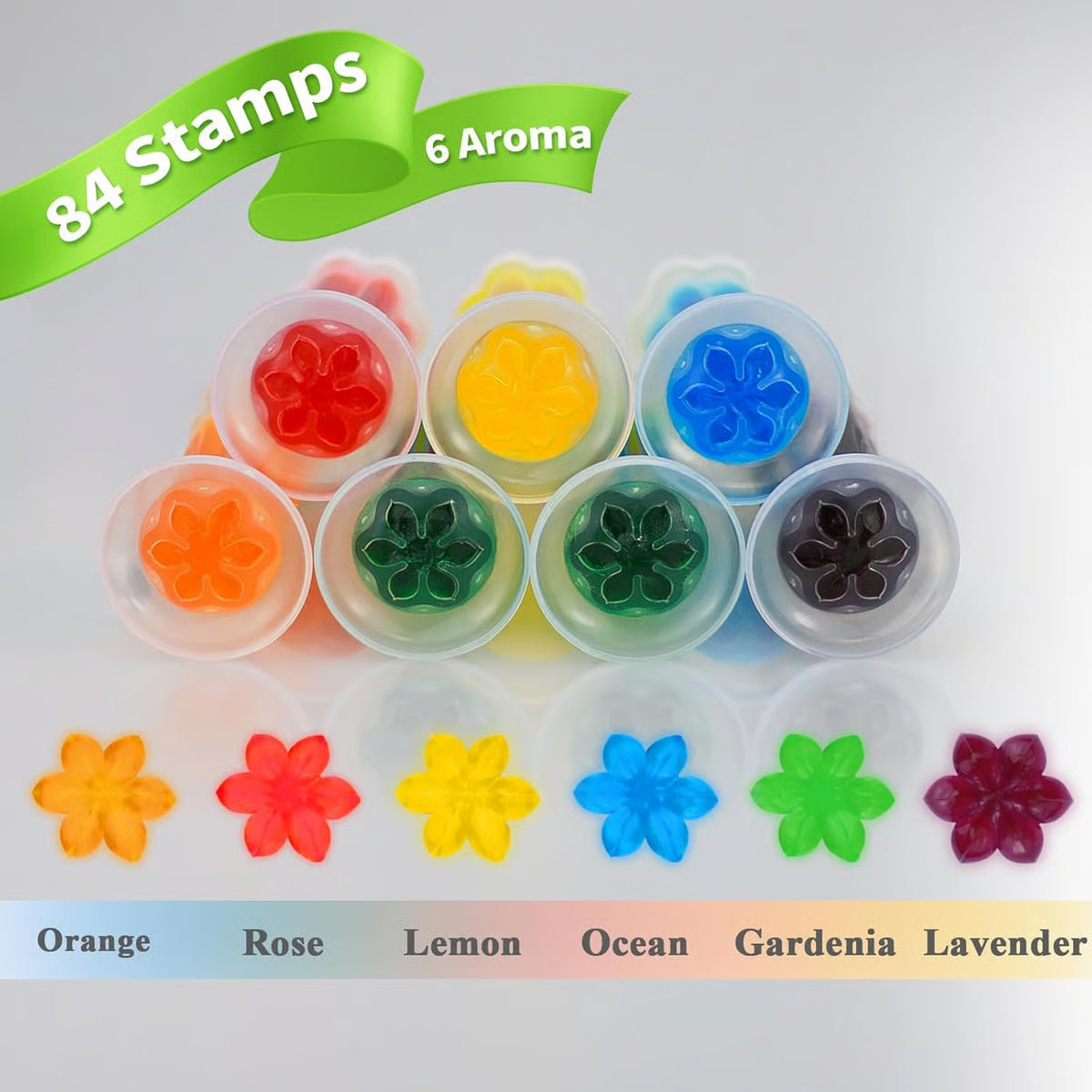 Flowers Toilet Cleaner Stamp