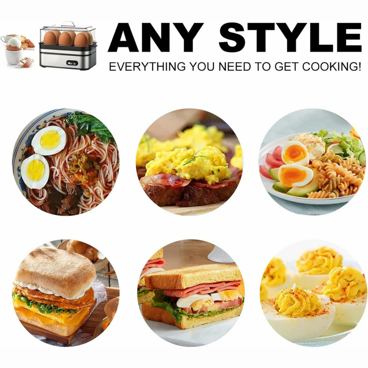 Perfect Eggs in Just 5 Minutes – CasaGo™ Rapid Egg Cooker