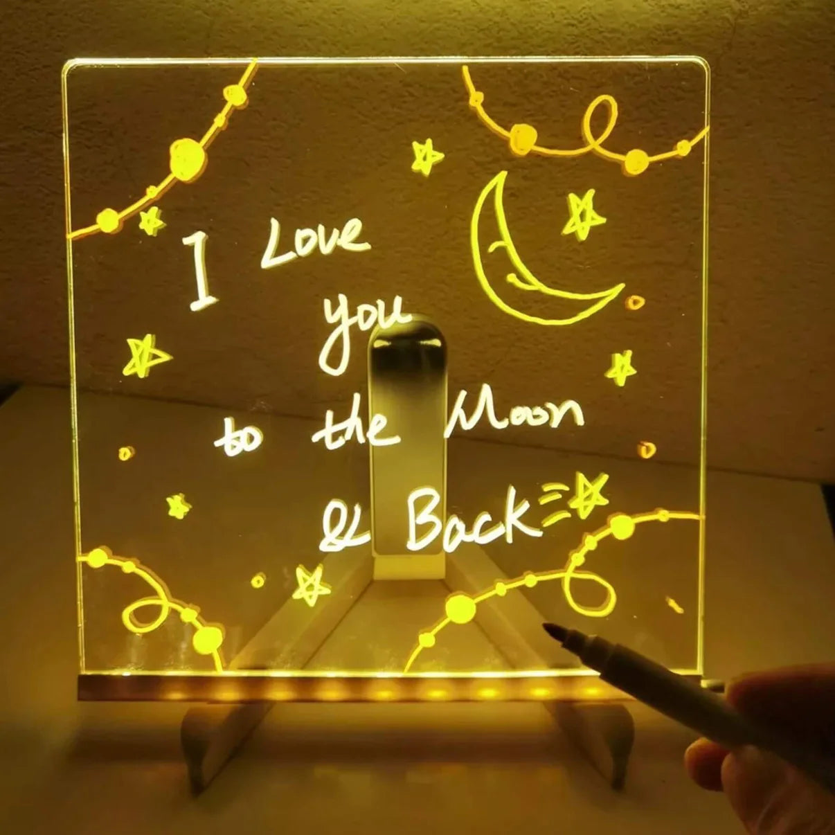 Casao™ Smart Creative Board – Reusable LED Drawing Pad for Kids