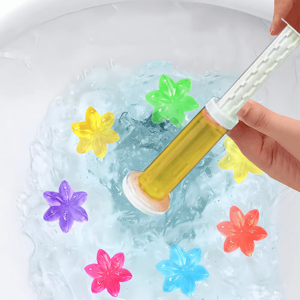 Flowers Toilet Cleaner Stamp